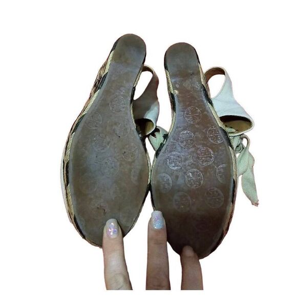 Tory Burch Linley High Wedge Espadrilles - Picture 13 of 15